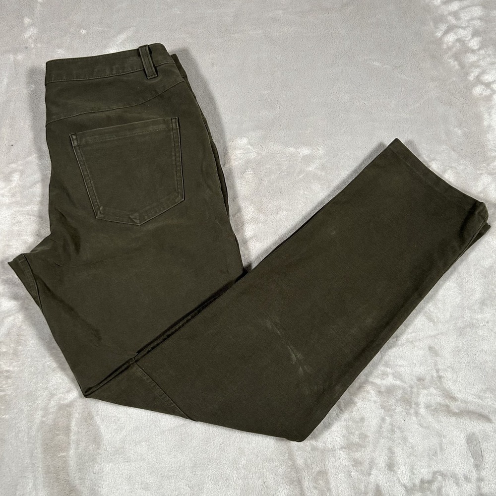 Lululemon ABC Pants Mens 30x30 Olive Slim Fit Swift Cotton Commission Chino Golf
